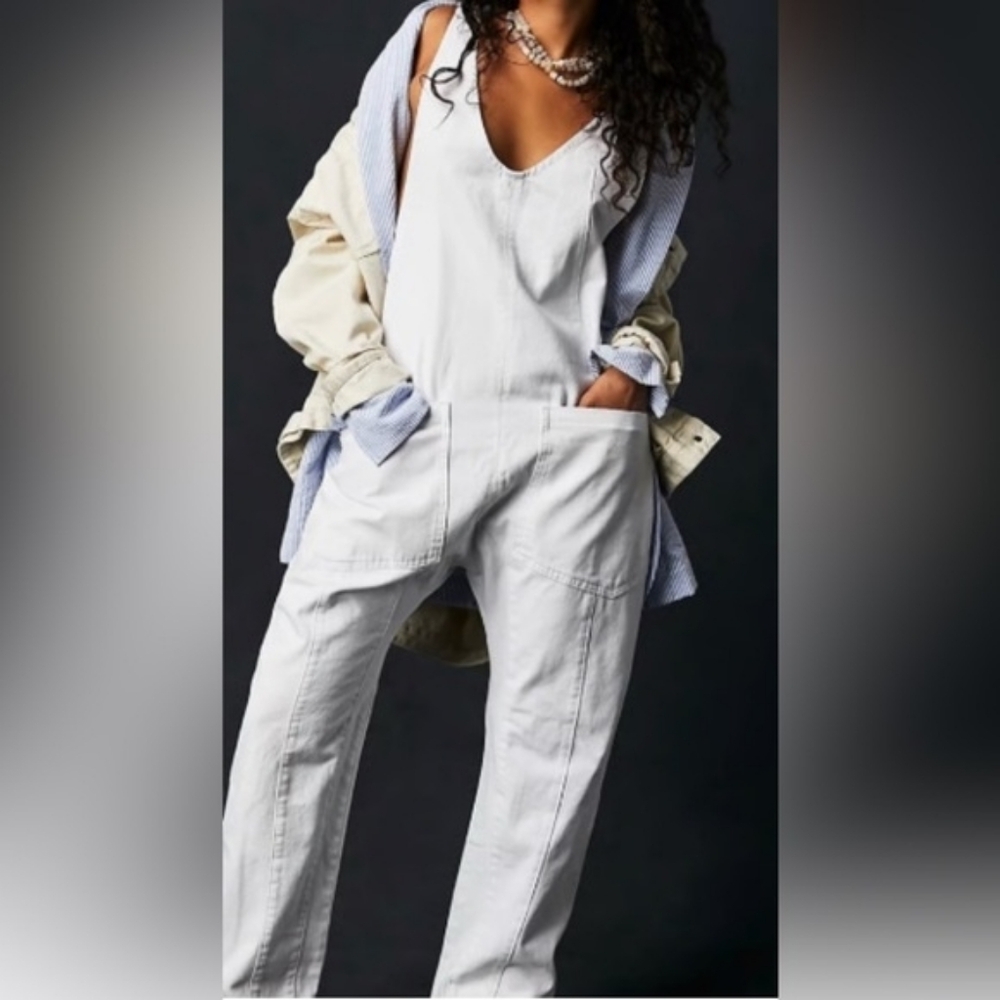 Free People White High Roller
